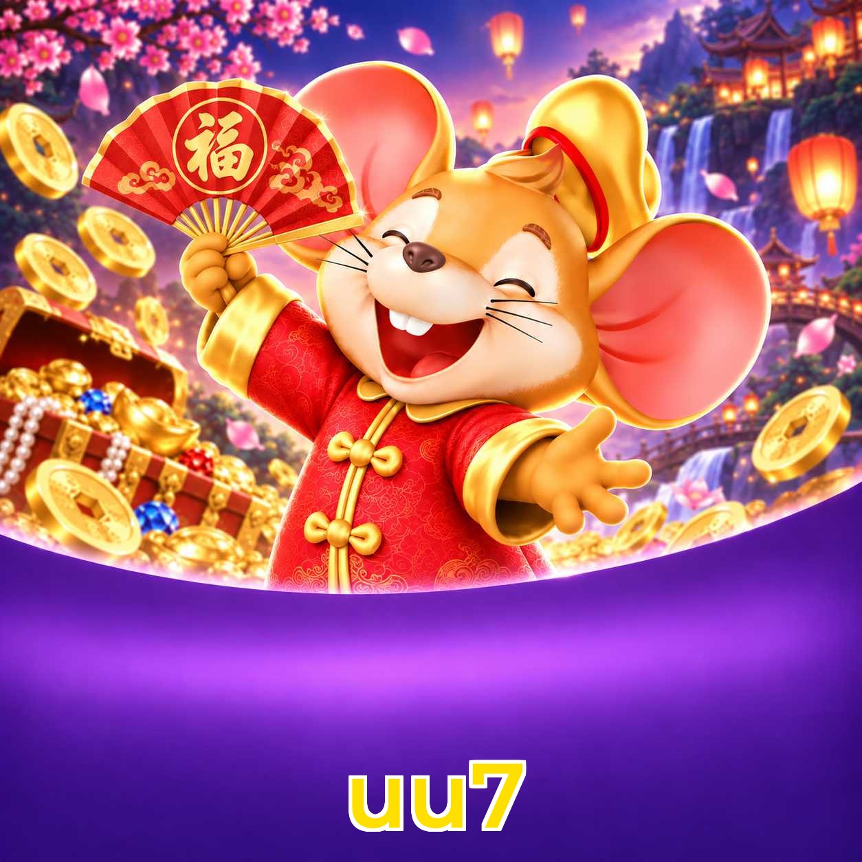 Interface de jogos na uu7 incluindo Plushie Frenzy